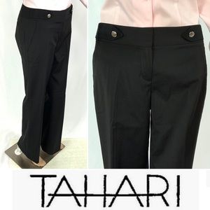 BNWT $188 TAHARI Black Straight Leg Club Pant